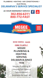 Mobile Screenshot of megee-plumbing.com